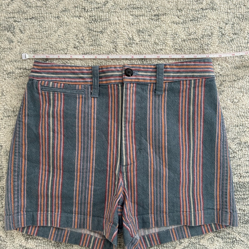 Madewell Striped Multicolor Shorts